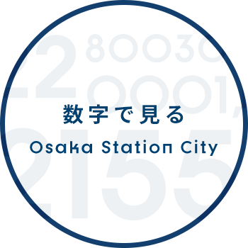 数字で見るOsaka Station City