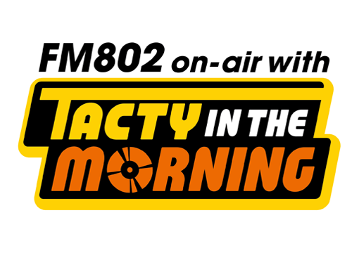 FM802 on-air with TACTY IN THE MORNING